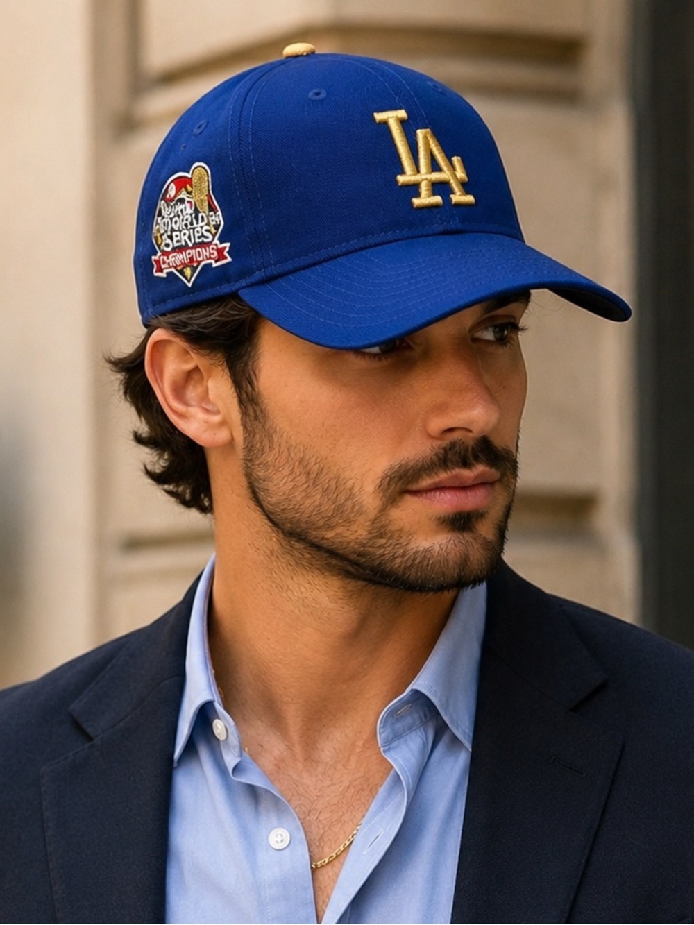 New Era LosAngeles dodgers world series champion Cap 9Twenty blue Gold NWT